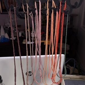 Colorful Beaded Necklaces Set